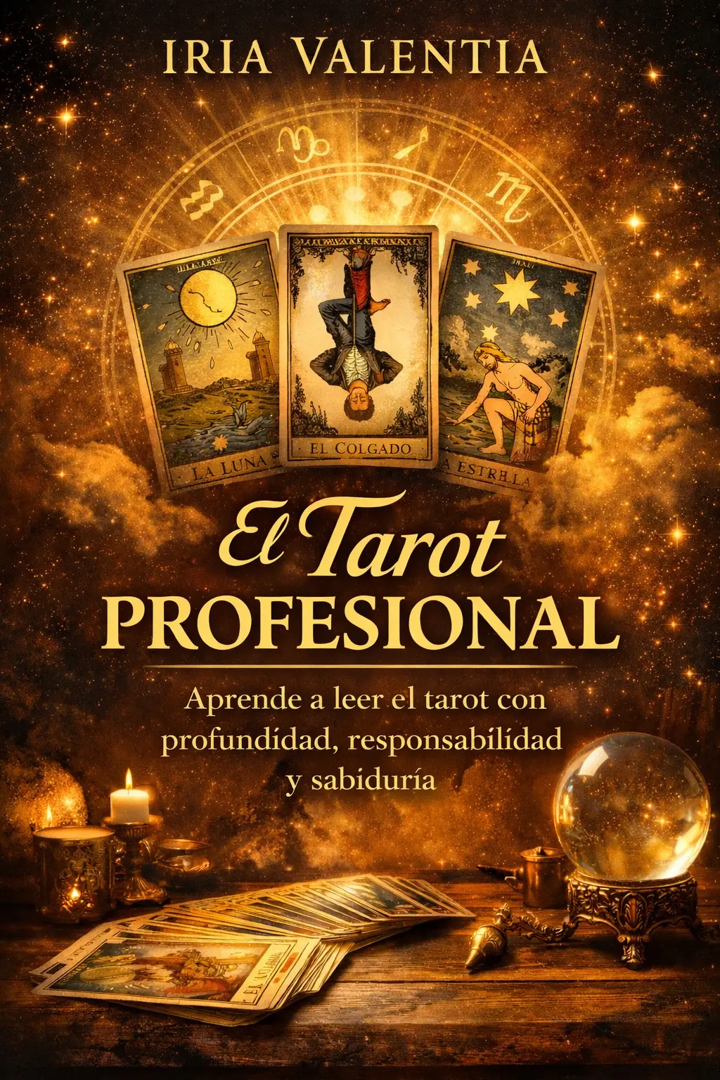 Libro El Tarot Profesional de Iria Valentia publicado en Amazon